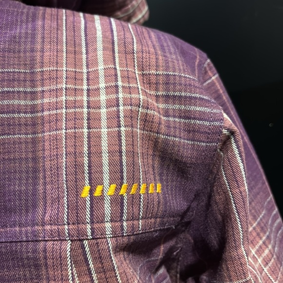 Ariat Rebar Flannel Hooded Shacket,shirt/jacket snap front,pockets,warm workwear - Picture 10 of 14